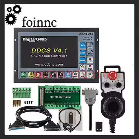 Ddcs V4.1 3/4 Axis G Code Cnc Carving Milling Machine Off-line Independent Controller Ddcs V4.1+ 4 A