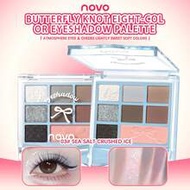 8-สี อายแชโดว์พาเลทท์, โทนสีเอิร์ธแมทท์ สำหรับการแต่งหน้าธรรมชาติในทุกวัน, บลัช, ไฮไลท์ & คอนทัวร์ ใ