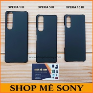 Ốp cứng nhung mịn Xperia 1 V - Xperia 10 V - Xperia 1 IV - Xperia 1 III - 5 III - 10 III - Xperia 1