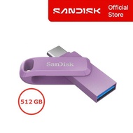 Sandisk | Sandisk Official Seller Ultra Dual Drive Go 512Gb USB Flash Drive Purple (Sdddc3-512G-G46L