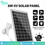 USB power saving fast charging 8W solar panel solar charging panel camera 5V charging panel
