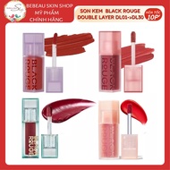 Genuine Black Rouge Double Layer Over Velvet Lipstick New DL04 DL06 DL13 DL16 DL27 DL30 - Bebeau