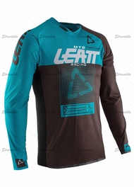 Motorcycle Mountain Bike Team Downhill Jersey MTB Offroad Bicycle Locomotive Shirt Cross Country Mountain Leatt Cycling Clother