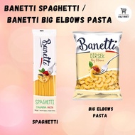 BANETTI SPAGHETTI / BANETTI BIG ELBOWS PASTA / ITALY SANTA LUCIA TORTIGLIONI PASTA 500G