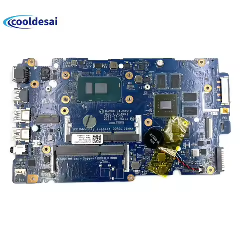 CN-02XPMY 042VN5 For Dell Inspiron 5557 5457 laptop motherboard BAV00 LA-D051P w/ 4405U i3 i5 i7 6th