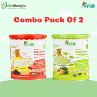 (Combo Pack Of 2) Erio Organic Baby Cereal 200g (200g x 2)