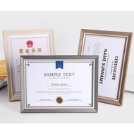 Premium High-End a4 Honor Certificate Frame Swing Table a5 Winning Medal b5 License Mounting a3 Wall