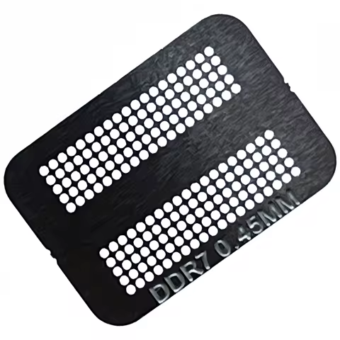 Direct heating 90X90 BGA Reballing Stencil GDDR5X D9VRL D9VRK D9TXS D9V BGA190 DDR7 0.45MM