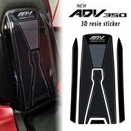 LS 3D Motorcycle Resin Epoxy Sticker Tank Pad Anti Scratch Decal Non-slip TankPad For HONDA ADV350 A