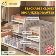 Laci Almari Boleh Disusun - Kotak Simpan Baju, Almari Kotak Simpanan & Teratur | Stackable Closet Or