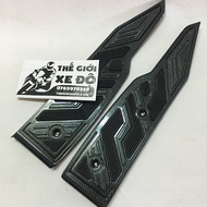 Thảm để chân Air Blade 150 125 cc carbon - phụ kiện trang trí lót sàn cacbon xe AB 2020 - 2021 - 202