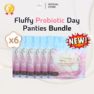 Fluffy Probiotic Day Panties x6 Bundle M-L/L-XL | Probiotic | Wellness | Anti-Odour