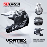 Ksr ONEONENINE - ORCA VORTEX BLACK WHITE MATTE HELMET