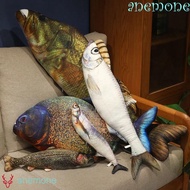 ANEMONE Simulation Fish Plush Pillow, Perch Grouper Cartoon Fish Plush Toy, Anime Pillow Dolls Stuff