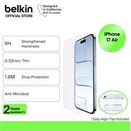 Belkin OVA159/219/220/221fq ScreenForce TemperedGlass Screen Protector for iPhone 17