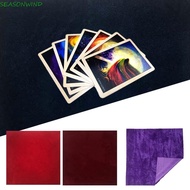 SEASONWIND Tarot Tablecloth Solid Color Oracle Card Pad Astrology Board Game Tarot Cloth