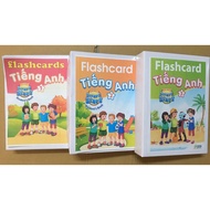 Flash card - Thẻ học Tiếng Anh Smart Start 1234 mới -Khổ A5 in 2 mặt ép plastic