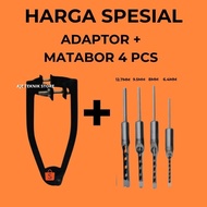 MATA Wood Drill Adapter/ Holder and Drill Bit Size 6.4mm 8mm 9.5mm 12.7mm Premium Quality