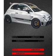 FIAT500 Car Door Garland Sticker, ABARTH Car Side Decoration Sticker