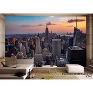 Printwall, City City City 3d Living Room Wallpaper