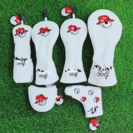Golf 2026(Top) Korean Cartoon Universal Golf Wood Club Cover Golf Club Head Cover Protective Cover D