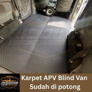 Car carpet, sponge carpet, tub mat, thickness 5 - 15 ml, APV Blind Van carpet