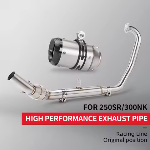 FOR CF250SR 250NK 300NK motorcycle stainless steel full exhaust system complete set 51mm muffler