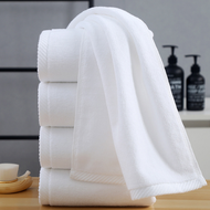 Ming" At Hotel Supply ผ้าขนหนูเกรดโรงแรม ด้วยรูปแบบ ขนาด 28 X 55 นิ้ว  (14ปอนด์)ผ้าCotton100% สีขาว 