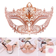 Rhinestone Gold Plated Hollow Masks Masquerade Filigree Mask for Custume Party Club