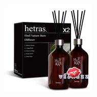 (Set 500mLx2 ขวด #7 Hotel Wood) Hetras Premium Diffuser ก้านไม้หอม ปรับอากาศ ก้านไม้หอมที่แบมแบมใช้