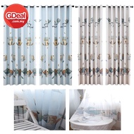 GDeal Transparent Curtains Home Bedroom Living Room Window Tulle Voile Curtain Langsir (100CM x 250C
