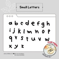 DFT Character Screen Press Small English Letter Sticker Design Your Own Printing