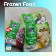 So Good Sup Baso Instan Sapi/Ayam/Ikan Kuah Bakso 120g - Msg, Pedas, Soup