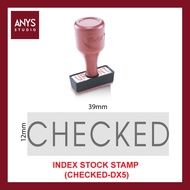 Index Stock Stamp (Checked) DX5