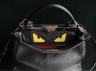【老時光 OLD-TIME】FENDI 二手包義大利製Peekaboo Monster bag