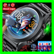 ADFVA New Laser Pulse Therapy Smartwatch Men ECG ppg Blood Glucose Uric Acid Lipid Risk Rating Women Smartwatch for Android SDBNF