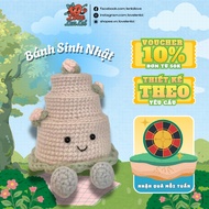LoveLenLoi Plush Toy JellyCat Flower Birthday Cake
