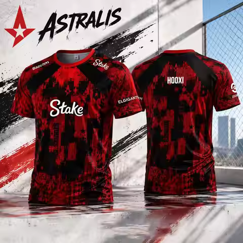 2026 New Astralis Esports Club Team Jersey HooXi Jabbi Fans' Daily Training Outfit Men Women Summer 