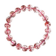 【正佳珠寶】彼岸花金草莓超七 蒐藏級玻璃體 9.4-9.8mm 彼岸花