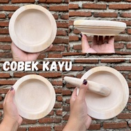 (20pcs) Mahogany mortar | Wooden mortar and pestle set | Mortar and pestle | Mini wooden mortar | Mi