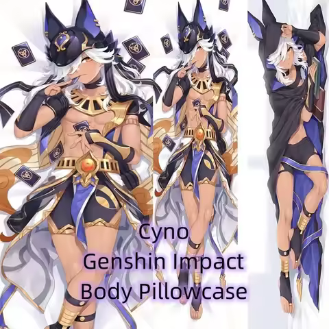 Cosbao Anime Game Genshin Impact Cyno Layla Wanderer Dehya Nilou Dakimakura Multiple Shapes Hugging 