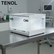 [TENOL] Oxygen Chamber Pet Treatment Cage Foldable Ventilated Mist Box Lightweight Animal Recovery E