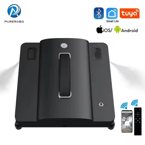 Purerobo W-S9S Window Cleaning Robot Smart APP& Remote Control Automatic Water Spray Clean Glass Ele