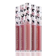 Beauty Concepts Lip Gloss Collection- 5 Piece Lip Gloss Set in Pink Colors, Sage Floral Box