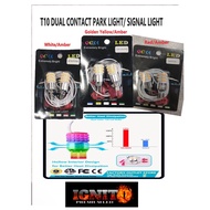 T10 Dual Contact Park light/Signal light - Pair (Universal)