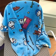 [PREORDER Doraemon] Plush Blanket & Nap Shawl – Aesthetic Soft Fur Blanket