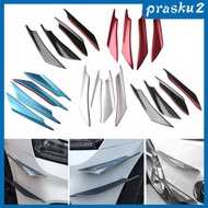 [Prasku2] 4x Front Bumper Lip Diffuser Accessory Lip Wing Splitter Front Bumper Deflector