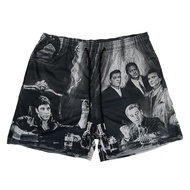 Kinetic New Style Street Wear Shorts European American Men Summer Sports Casual Large Size Printed B
