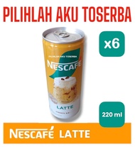 Kopi Nescafe Kaleng (Latte) / Nescafe Can - 220 ml (1 PAKET ISI 6 )