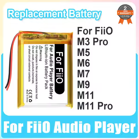 Replacement Audio Player Battery For FiiO M3 Pro M5 M6 M7 M9 M11 Pro Powerful Bateria + Free Tools